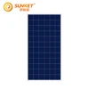 High Quality Efficiency 315w poly 72 cells hybrid pv solar panel for homeroof 36v solar panel
