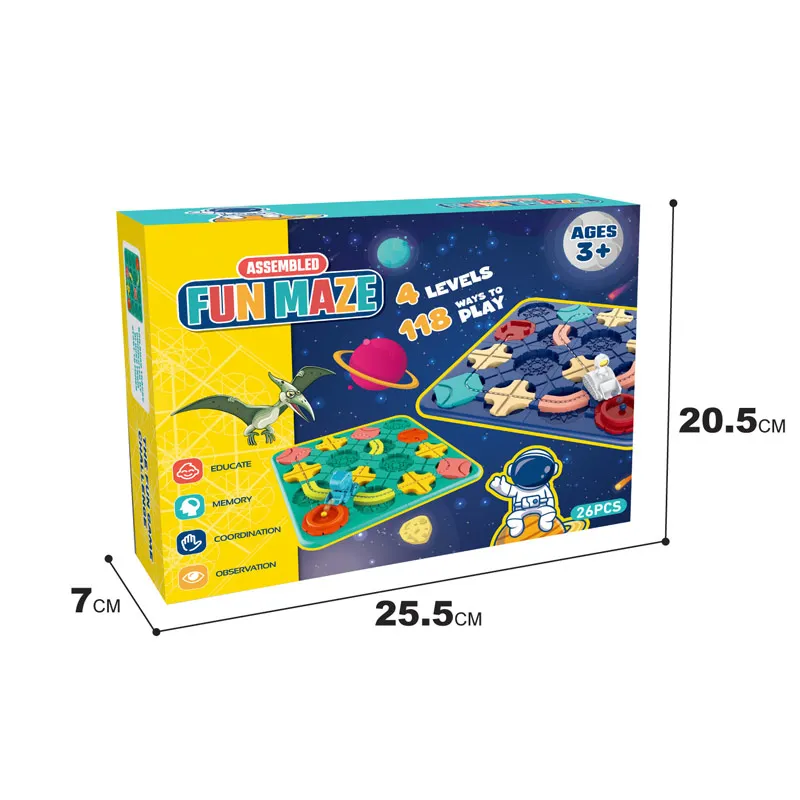 Ept Road Builder Game Logical Puzzle Track Stem Toy Car Brick Enhancing