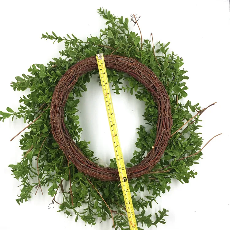 Artifical Summer Decoration Rattan Farmhouse Supplies Wholesale Boxwood