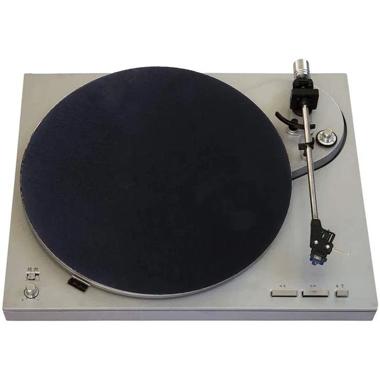 Black Color Slipmat Customised Vinyl Felt Slipmats Turntable For Dj