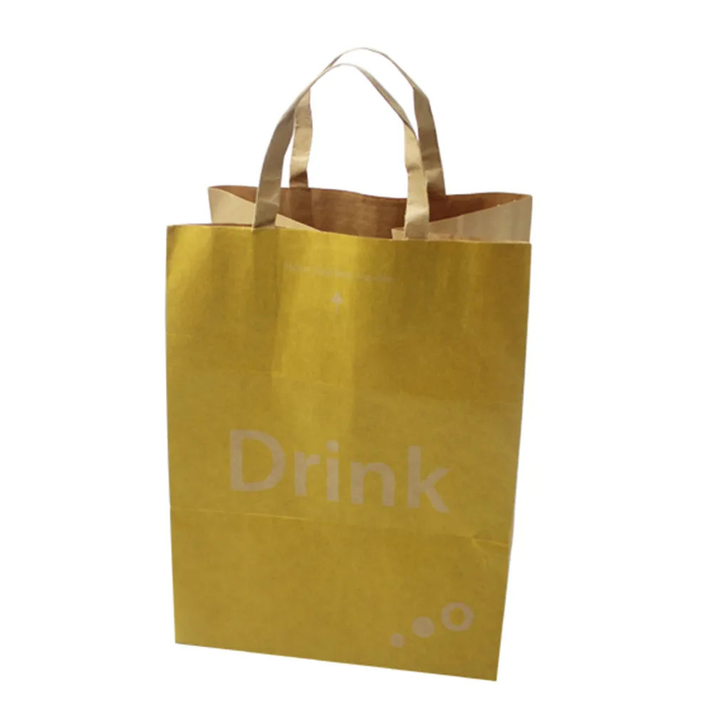fast food packing paper bags brown kraft paper bags for