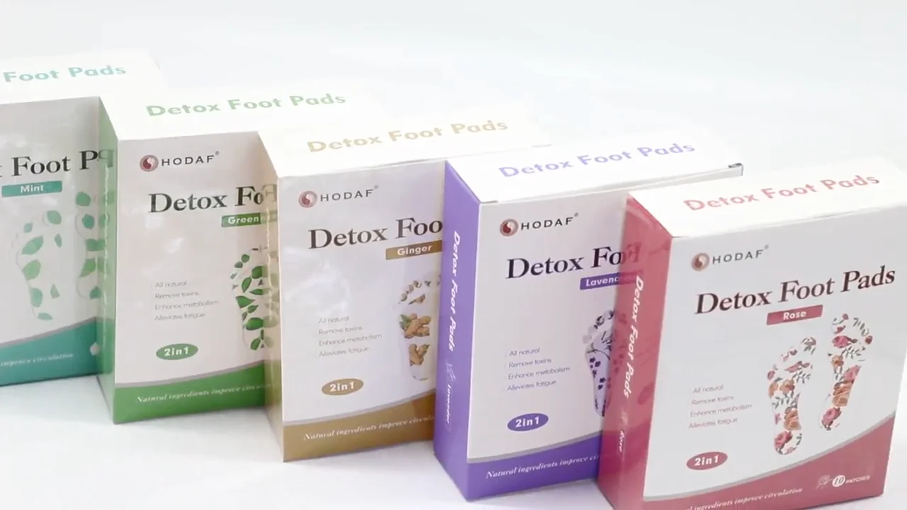 Hodaf Wholesale Bamboo Wood Vinegar Pads Extract Ginger Detox Relax