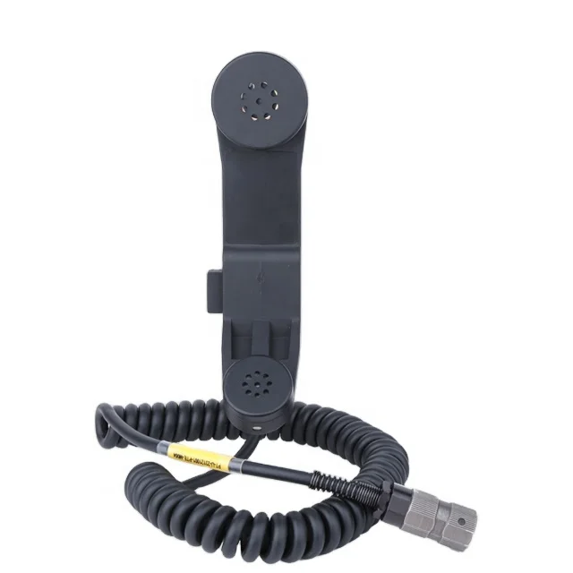 USGI Military Field Radio Handset H-350/U 6 Pin Black NEW IN BOX ...