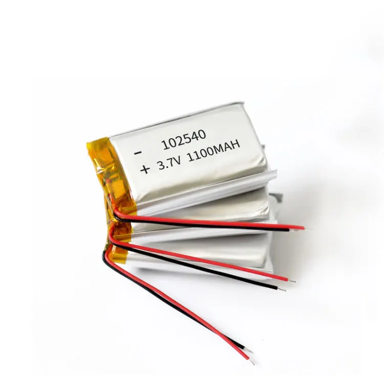 102540 Polymer Lithium Lipo Battery Pack 37v 1100mah Rechargeable 102540 Lipo Battery Buy 2161