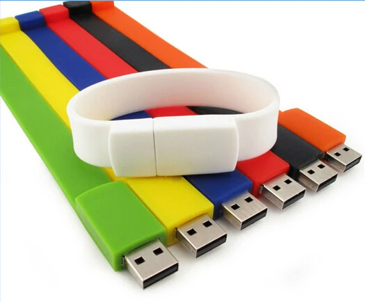 Customized PVC Bracelet USB Flash Drive Stick - ANKUX.COM