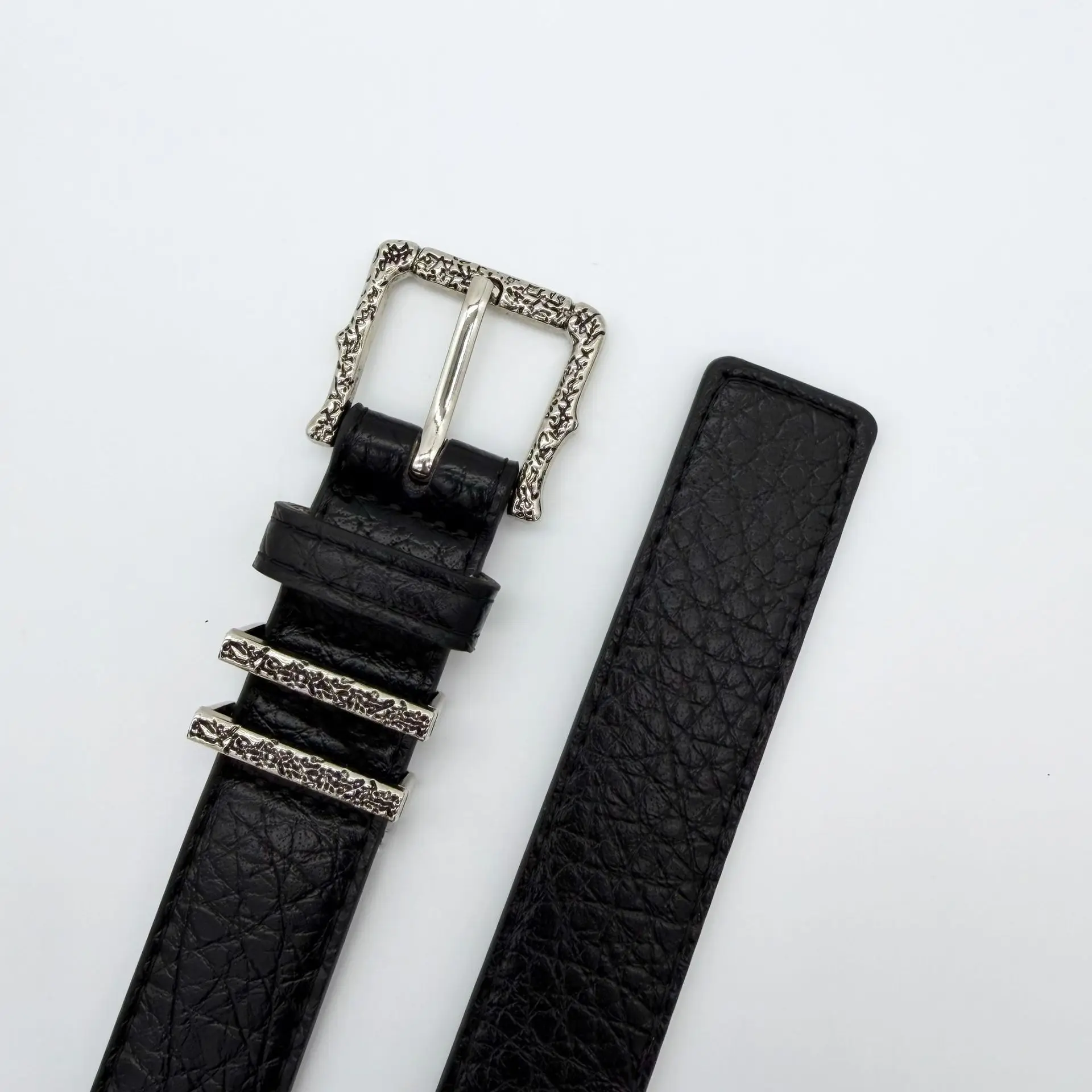 Vintage Damen Gürtel Aus Pu Mit Lychee Muster Und Dornschließe_voghion.com