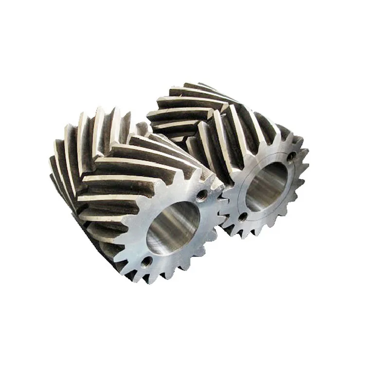 工厂价格定制cnc机加工钢人字形齿轮,双斜齿轮