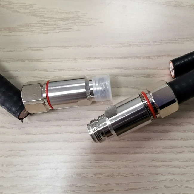 RF Coaxial N Female Clamp Connector for 1/2 inch Foam Feeder Cable