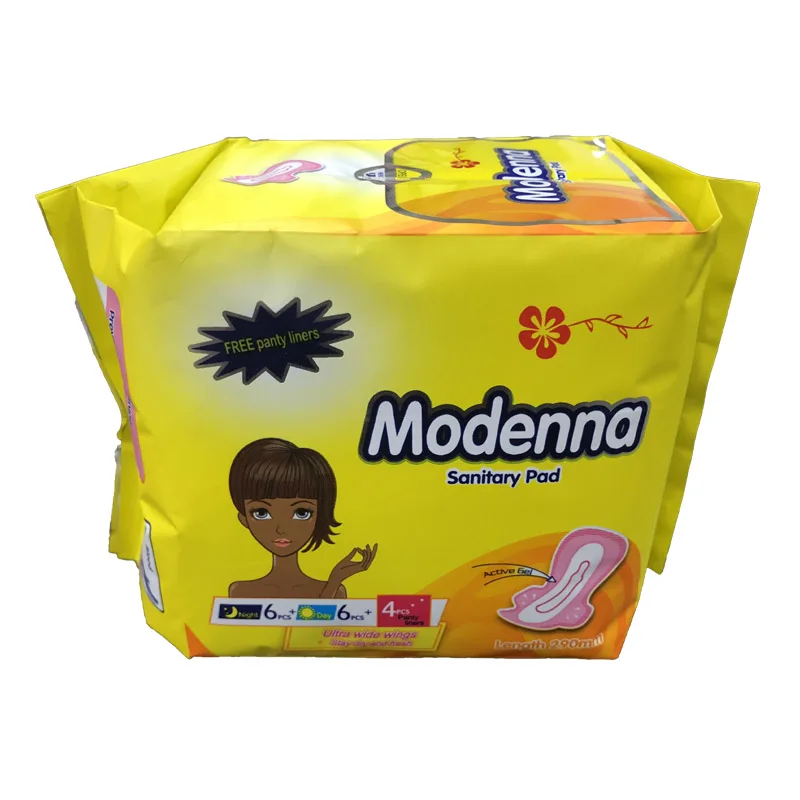 Comfortable Cotton Organic Bamboo Hospital Sanitary Napkin With Loop