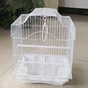KL-112 30x22x38cm White Color Cold Wire Drawing Painted Welded Cage Bird Pet Export Parrot Canary Metal Bird House Cages