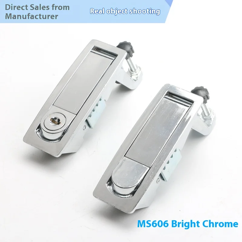 High-Pressure Industrial Lock Ms606-2 Black Push-Button Flat Lock for Boiler and Air Compressor with Cutting Service manufacture