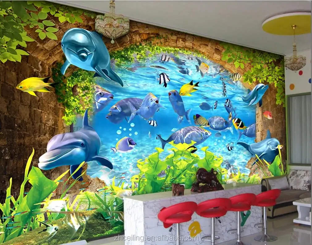 Lake House Wallpaper Mural / Huis Aan Het Meer 3D Fotobehang / - Etsy Israel