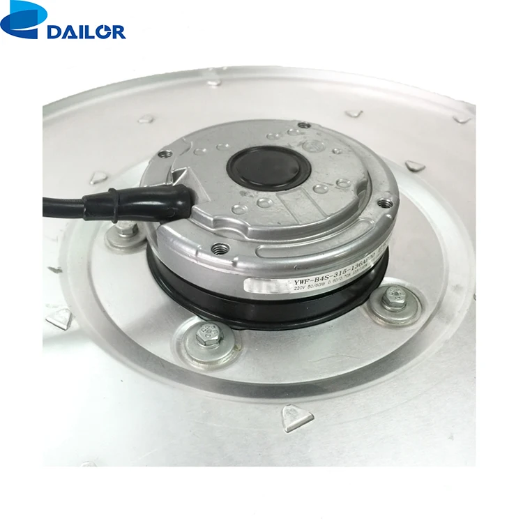 250mm AC EC DC High Pressure Backward Curve inline Centrifugal Fan Motor manufacture