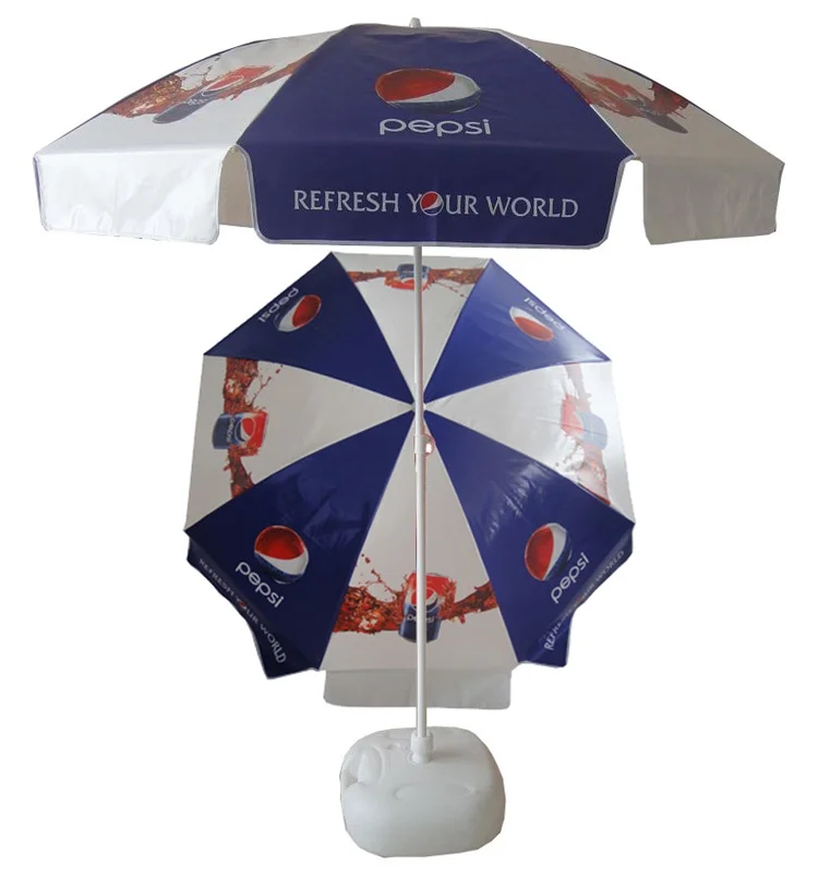 Factory Price Iso9001custom Parasol Promotional Pvc Beach Umbrella Sun