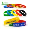 Wholesale Cheap color filled wide sublimation blank silicon bracelet metal custom rubber silicon sports wristbands with button