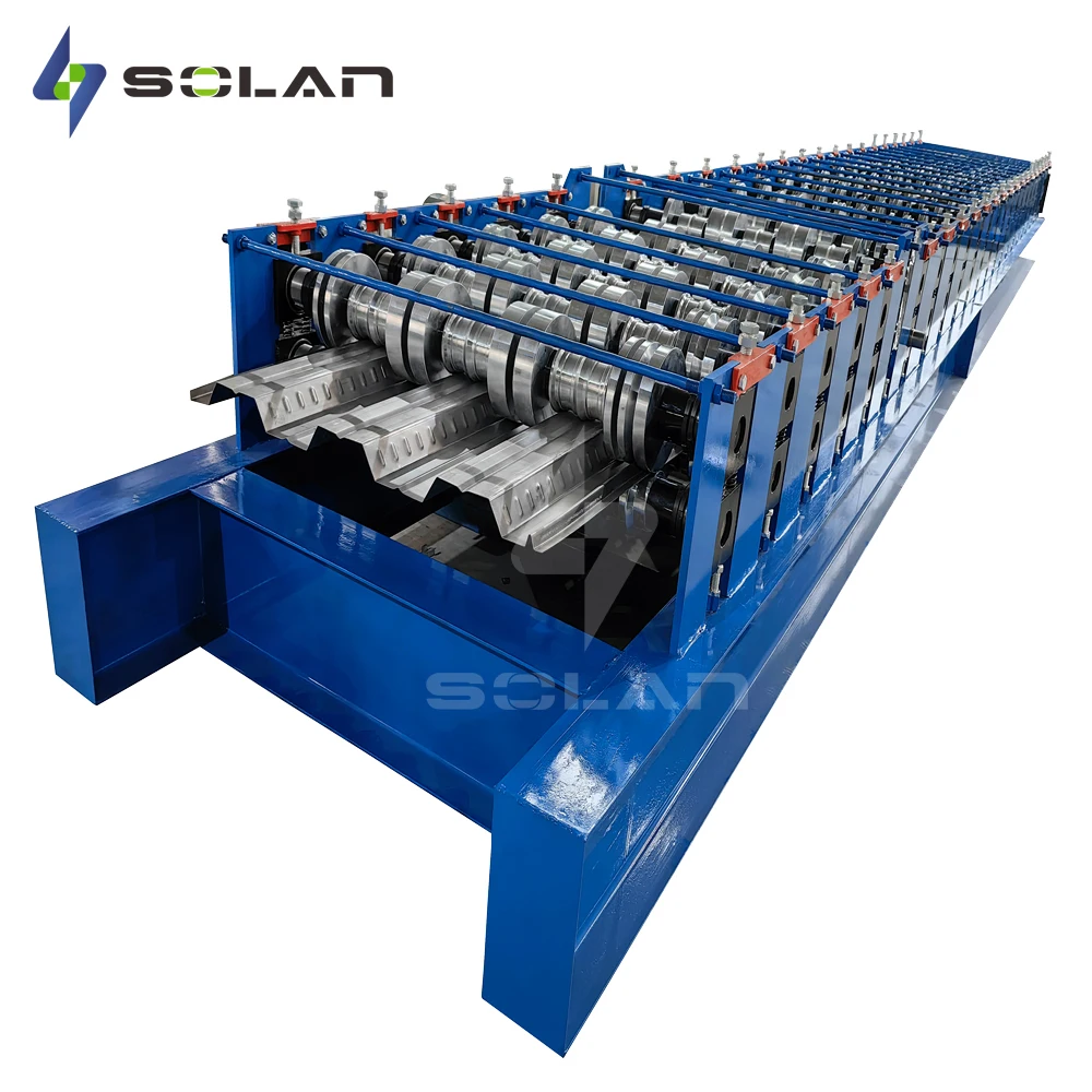 Good Quality Floor Ceramic Tiles Decking Floor Roll Forming Roof Sheet Making Machine manufacture