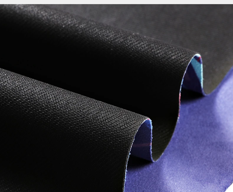 High Temperature Anti Slip, Ultra-thin Natural Rubber, Suede Yoga Mat, Portable Folding Fitness Pad