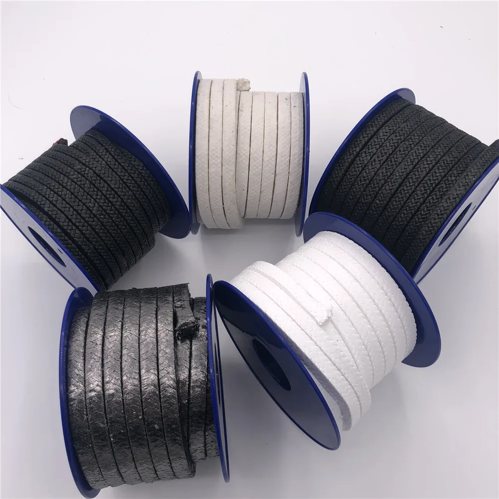 Factory Customized Professional Gland Packing Rope Expandable Graphite  Gland Packing 10 Meters (12mm*12mm)