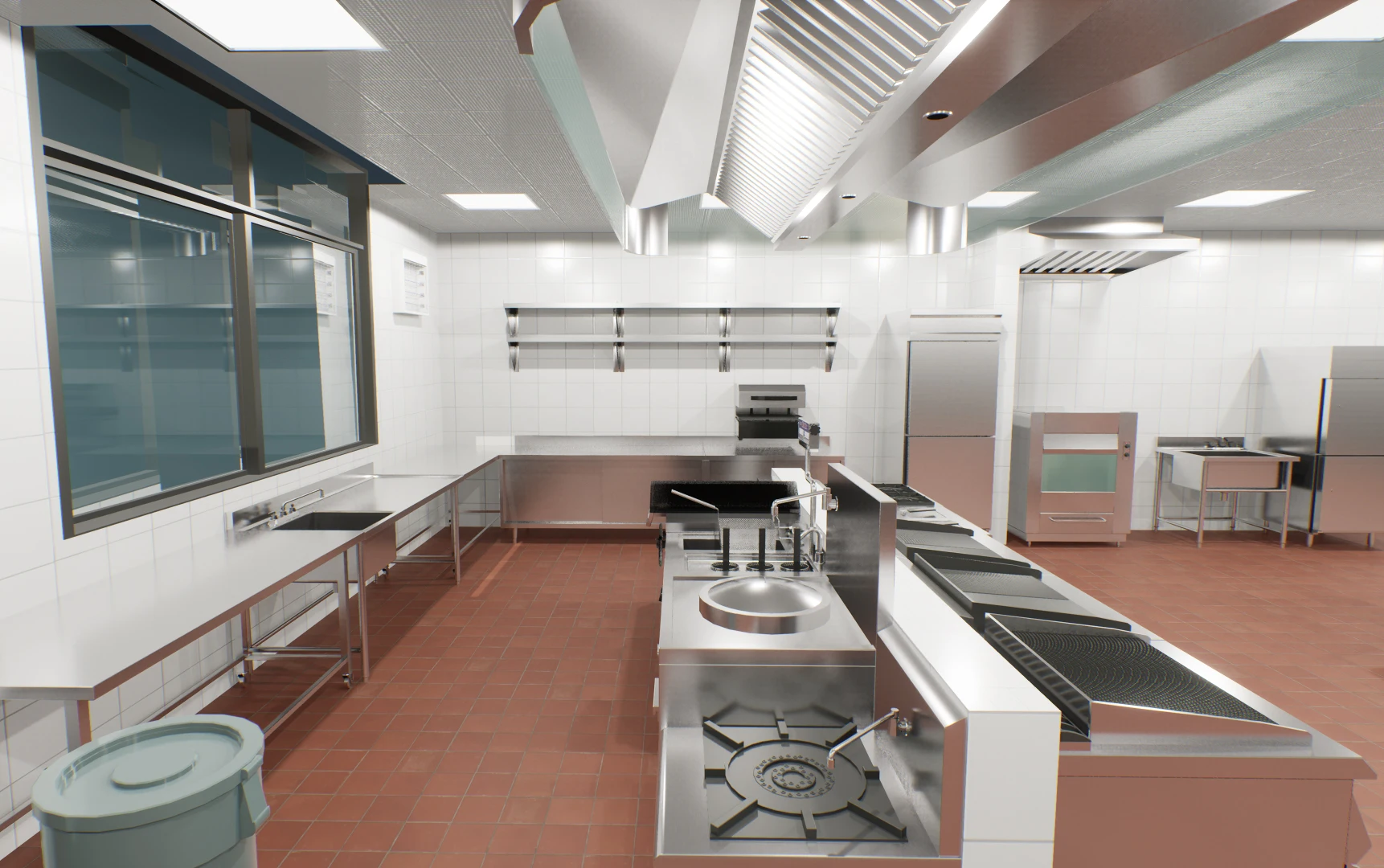 Commercial Kitchen Projec/kitchen Engineering Design/ Kitchen Equipment ...