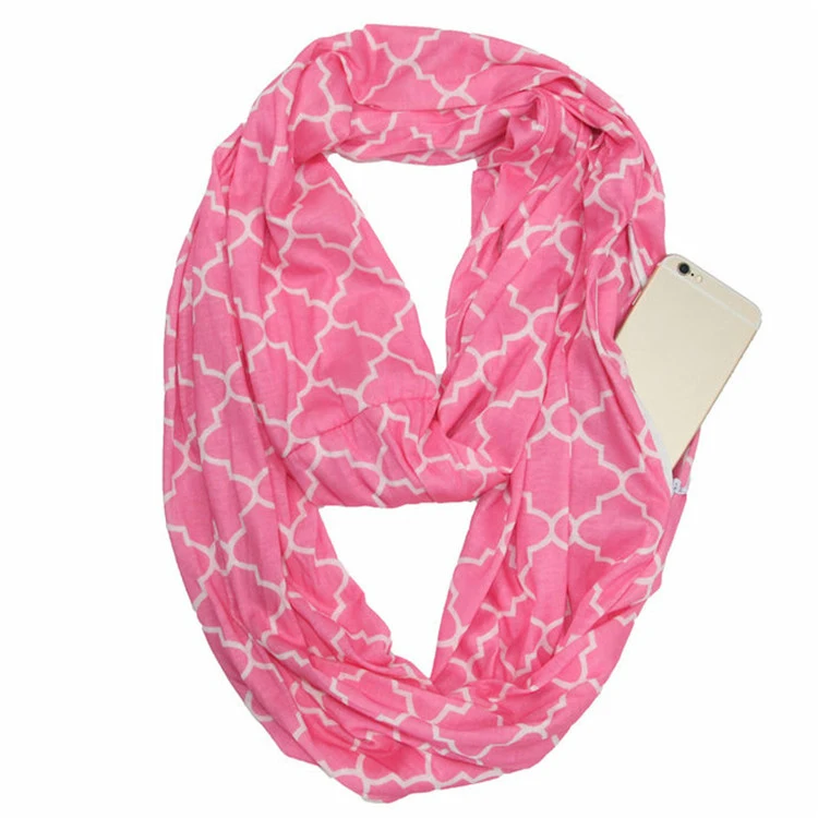 Amazon Wholesale Loop Colorful Travel Scarf Infinity quality Fashion Women Portable quality Scarf
