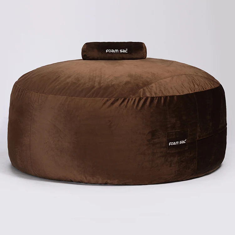 Foam Sac Modern Design 6 Feet Pink X Large Big Size Bean Bag Sofa Large