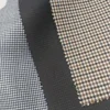 factory direct supply 100% wool 270-350g/m black white chocolate Dark GREY worsted houndstooth suits fabric cloth