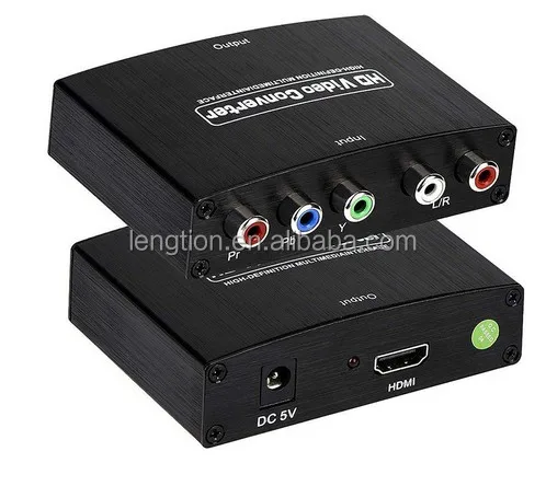 YPBPR to HDMI 1080P to RGB Component Video with R/L Audio Adapter Converter EU 