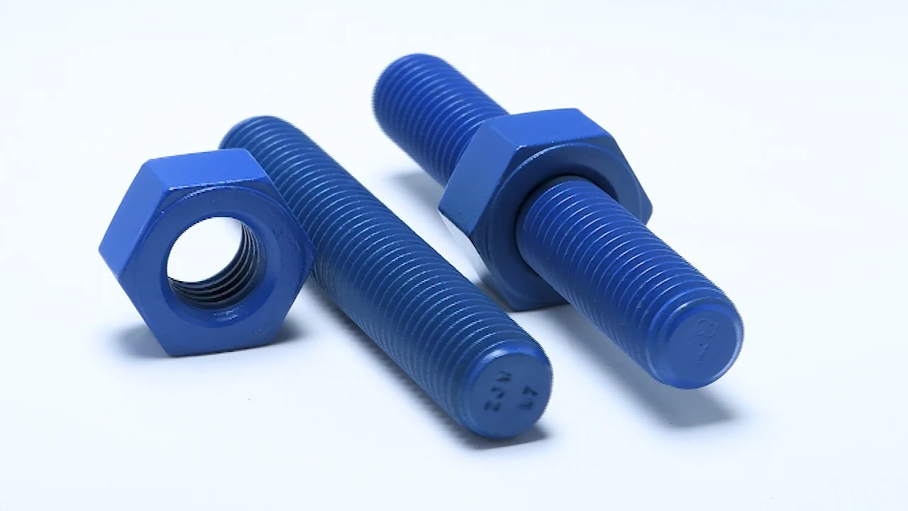 coated high precision full threaded studs bolts