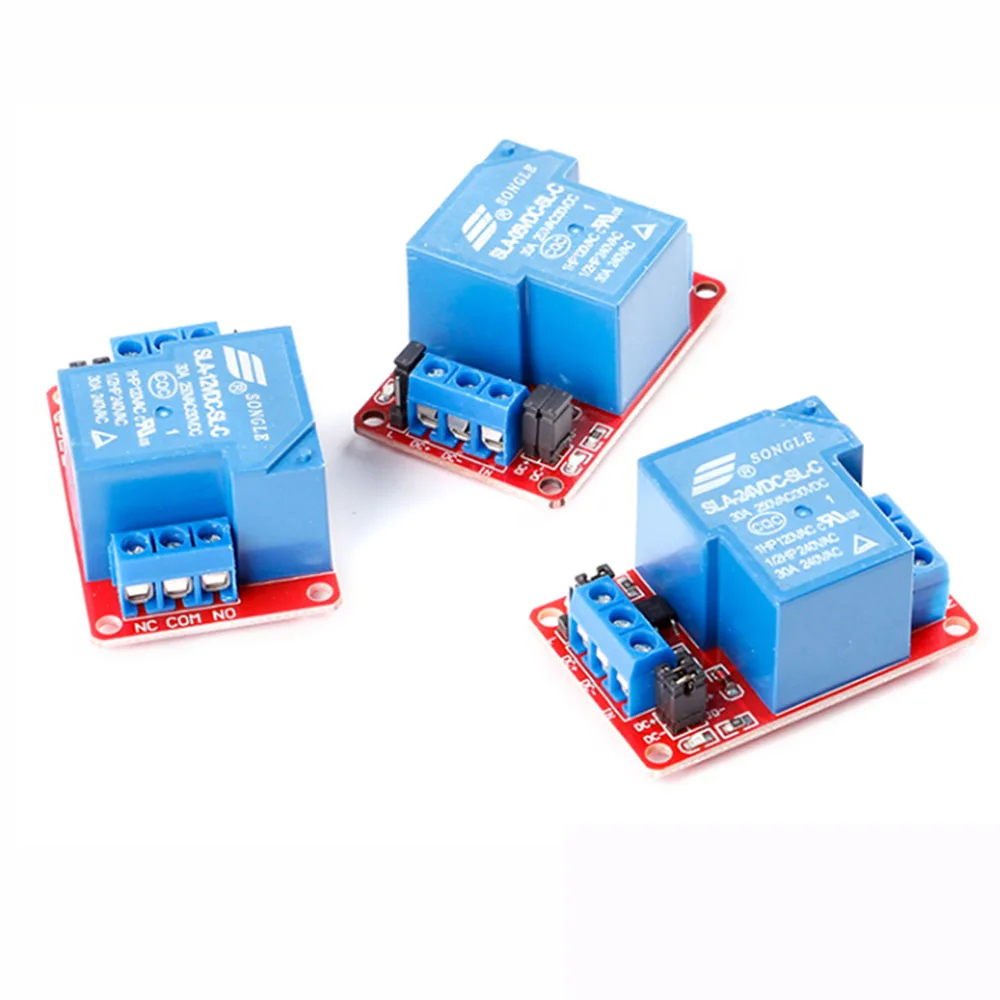 Taidacent Diy Dc 5v 12v 24v 30a High Power 1 Channel Relay Module With