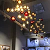 customized project chandelier for villa house chandelier Lobby Decoration hotel engineering lamps bar Glass ball chandelier
