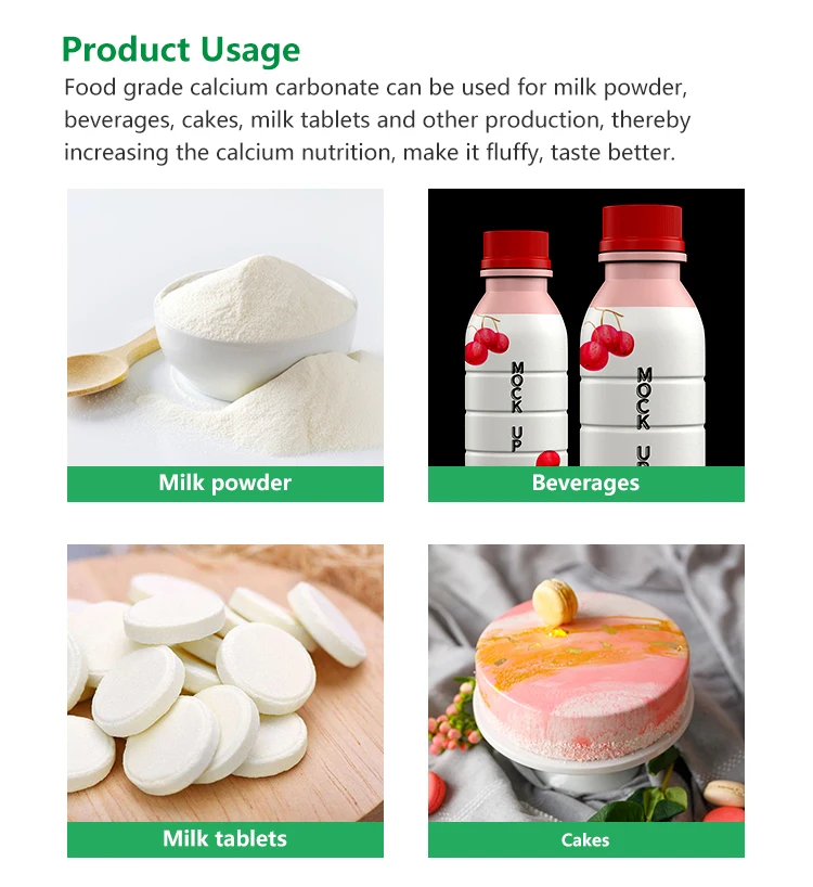 Healthy Food Additives Caco3 Light Food Grade Calcium Carbonate Masterbatch Buy Food Grade