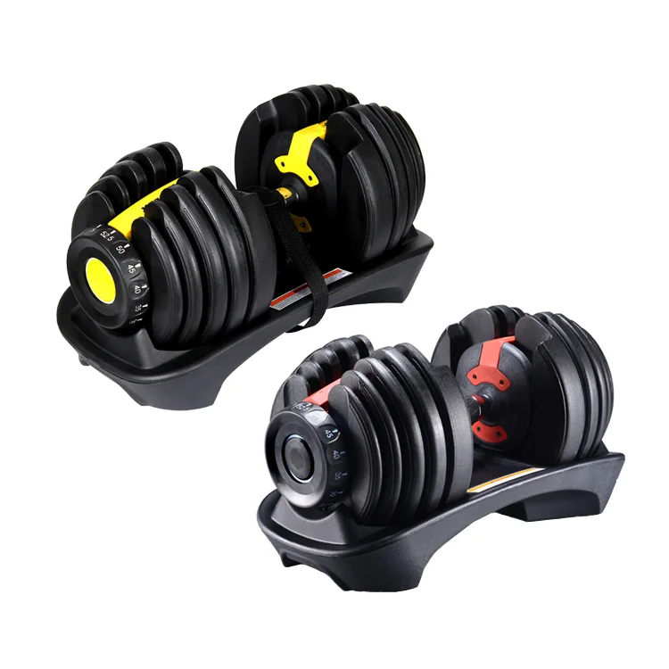 Cheap Dumbbell Adjustable Set 52lb 24kg Fitness Gym Equipment Dumbbell