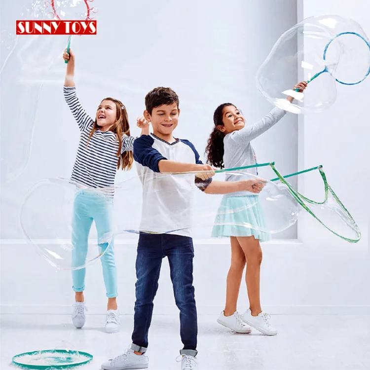 Venta al por mayor de plástico de burbuja de jabón palo grande gigante  burbuja de jabón varita juguete para los niños