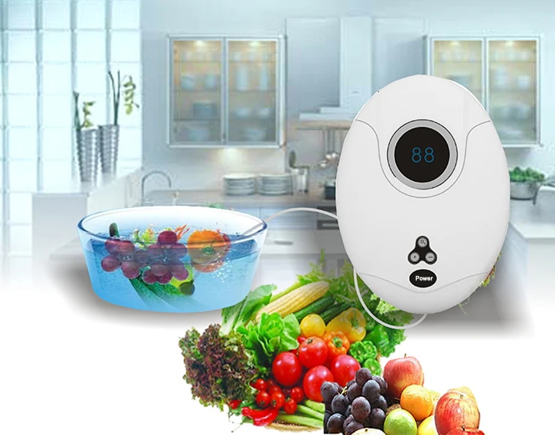 Ozone Generator For Clean Vegetable Fruit Meat Ozone Cleaner Ozonizer