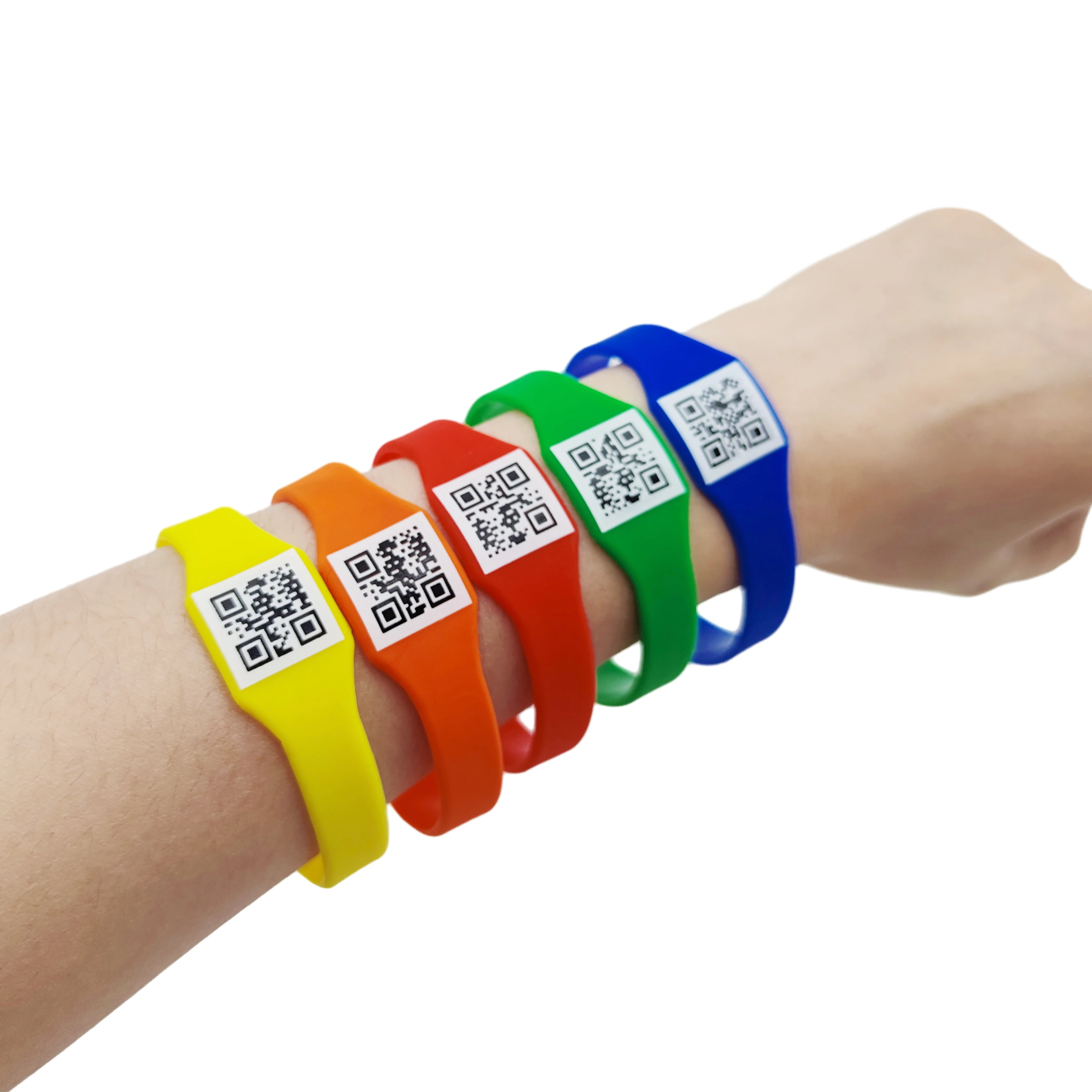High Quality Custom Cheap Qr Code Silicone Wristband Customized ...
