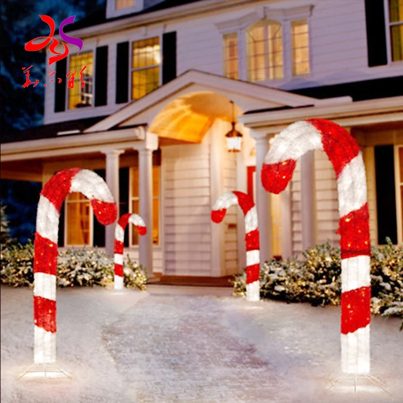 18 Years Factory High Quality Christmas Led Candy Cane 2d 3d Led Motif ...