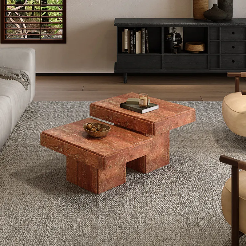 Luxury Red Travertine Furniture