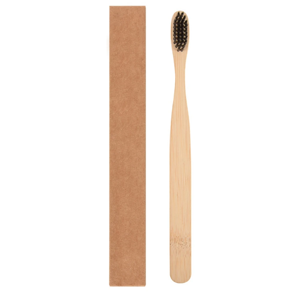 
Reusable Biodegradable Environmentally Friendly Soft Brush Bamboo Tooth container 