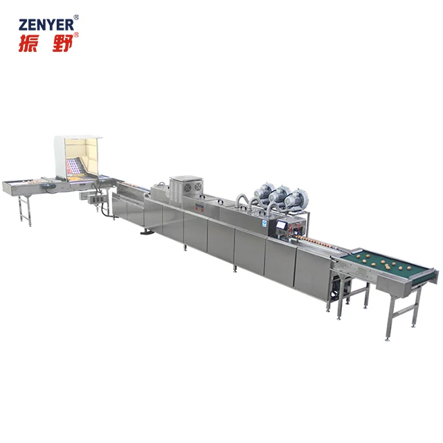 
Good quality commercial egg washing cleaning drying machine 