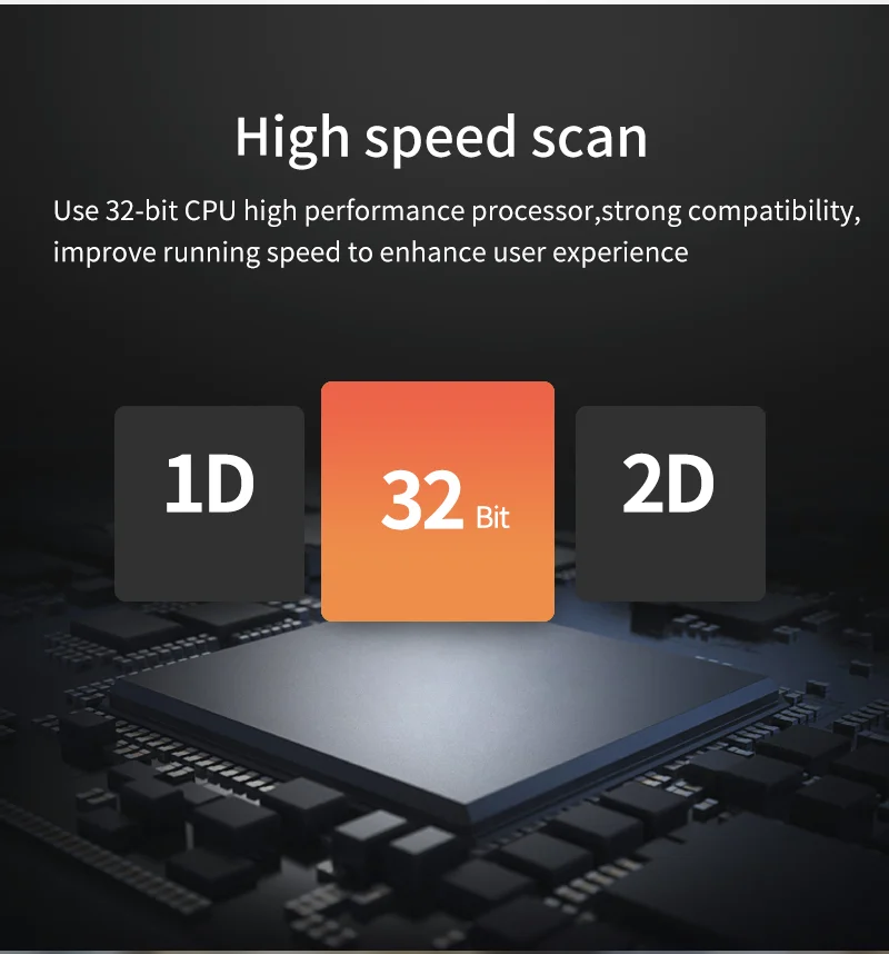 High Quality Desktop 2d Omnidiredtional Qr Barcode Reader Scanner Code bar