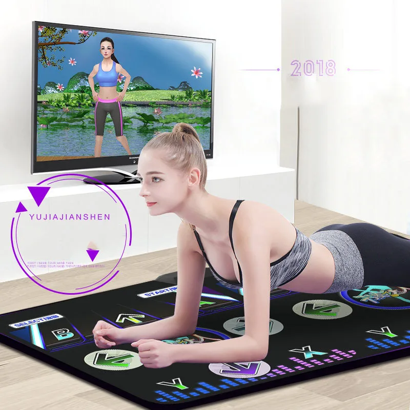 
Double dance mat wireless Dual-purpose dancing machine Somatosensory HDTV game console 