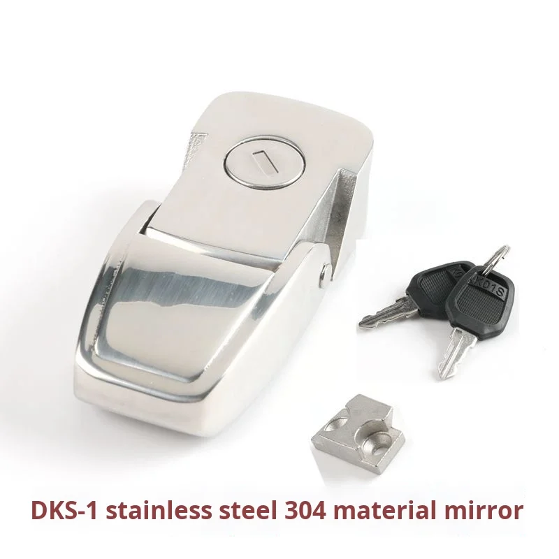 DK604 Square Hasp Stainless Steel Grade 1000 Series Decorations Cabinet Door Lock DKS Hasp Lock Hidden Hasp with Cutting Service factory