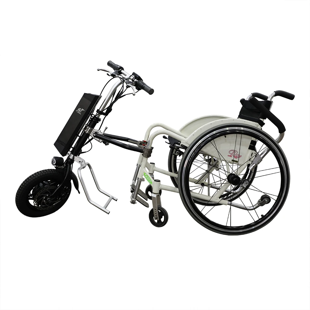 Hand Cycle Wheelchair Electric Bike Trailer 350w With Lg Lithium