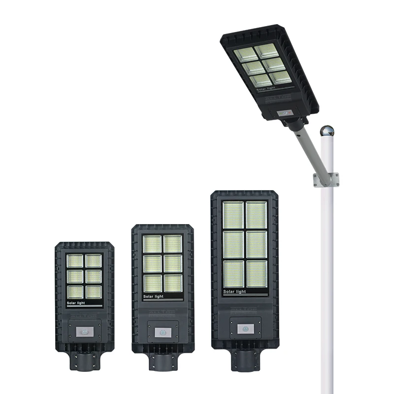 High quality outdoor intelligent sensor IP65 200w 300w 450w integrated all in one led solar street light