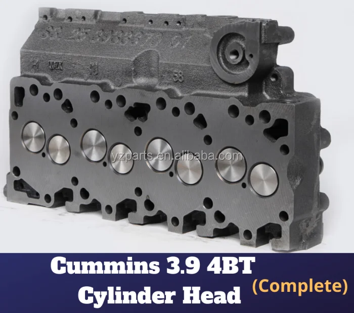 4BT 4BTA Complete Cylinder Head Assy for Cummins Series B 3.9D 8v ...