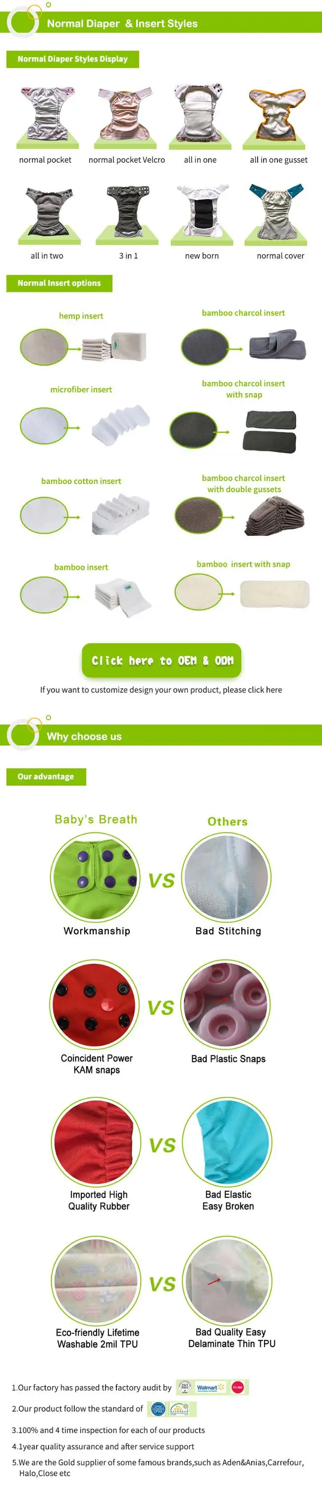 baby diapers/nappies