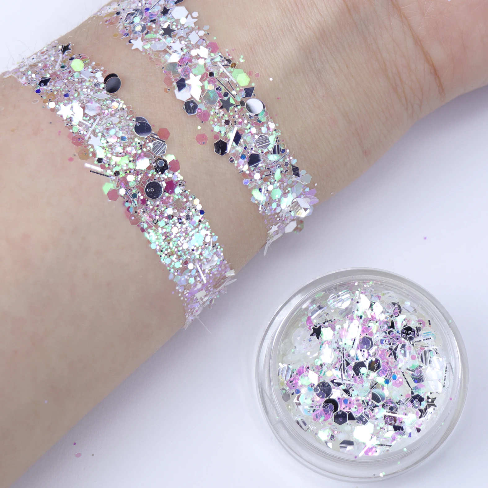 Moon Glitter Holographic Chunky G04724 Costume Make Up