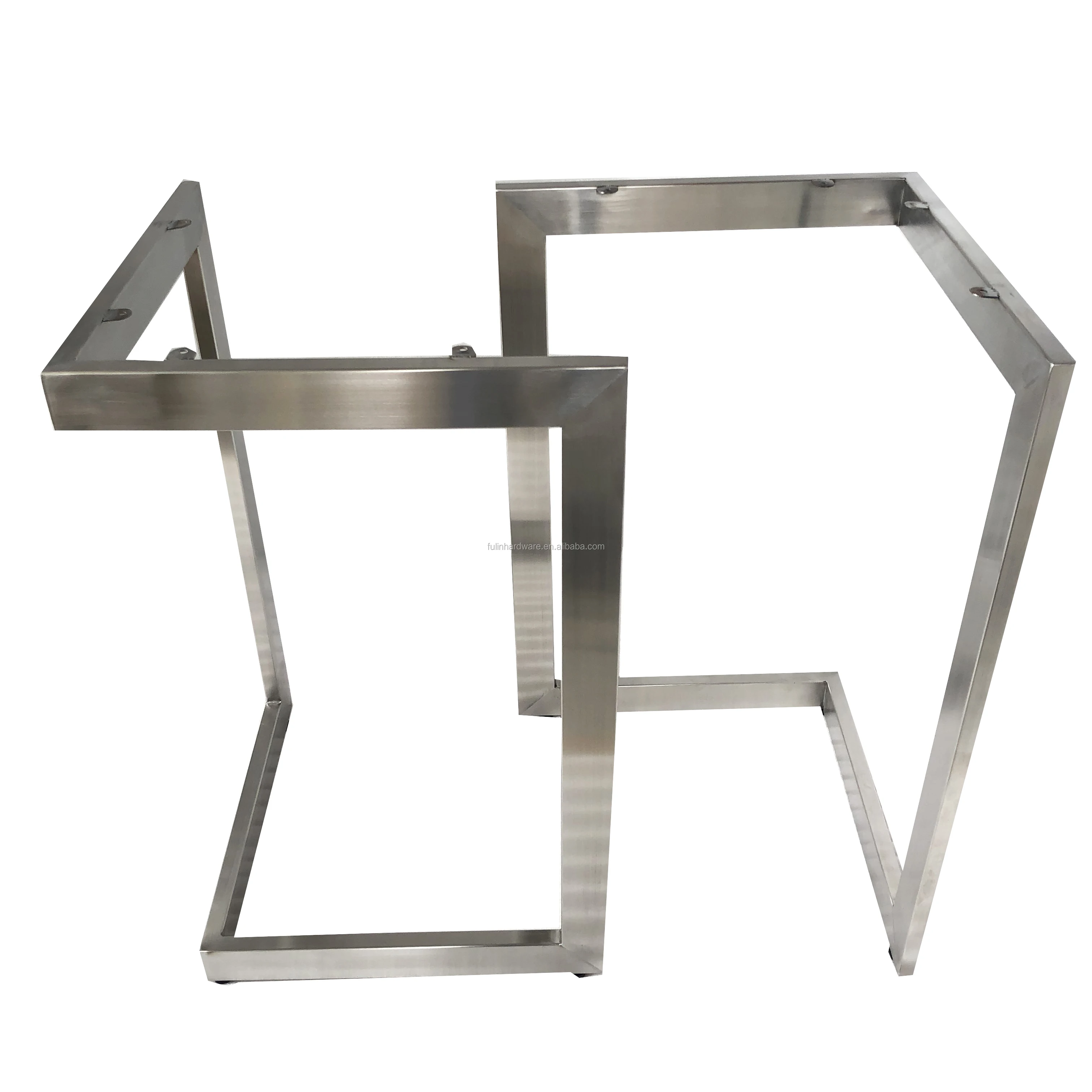 Good Price Metal Brushed Stainless Steel Coffee Chrome Dining Table
