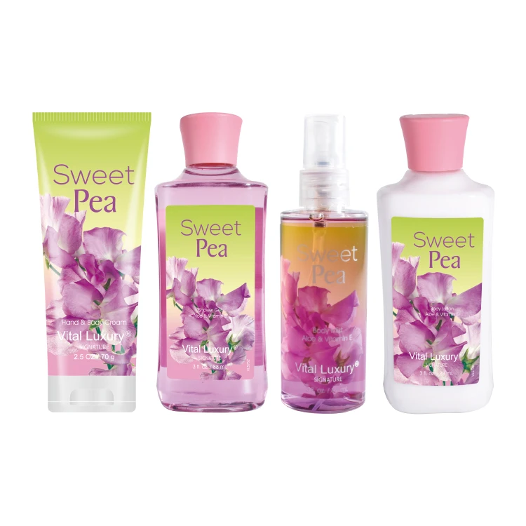 Natural Fragrance Body Care Products Private Label Bath Care Set Shower