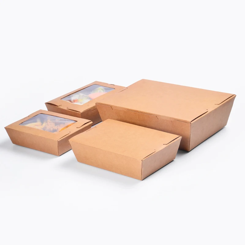 Biodegradable Chicken Recyclable Boxes Take Out Hot Fast Food Fried